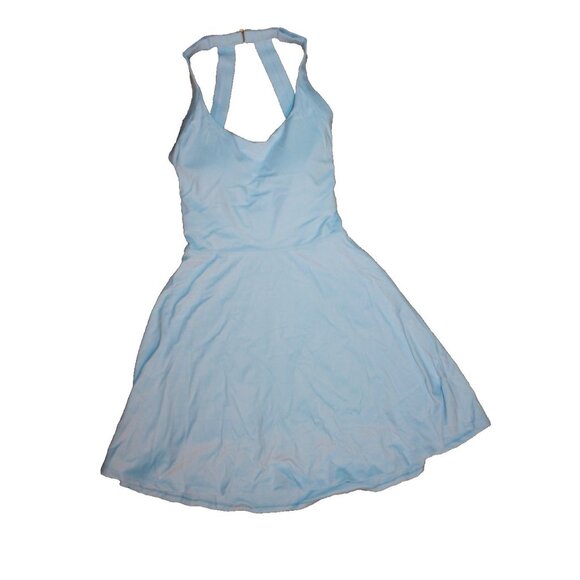 Iuga Tennis Dress W/ Built-in Shorts Golf Athletic Workout Light Blue Size S NEW - Picture 1 of 2